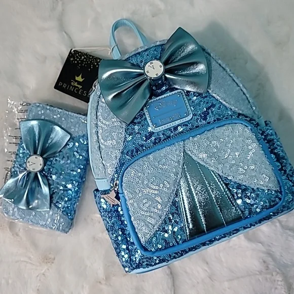 cinderella sequin mini backpack EXCLUSIVE RESTOCK: Loungefly Disney Princess her one true love Loungefly Disney Cinderella Cosplay Mini